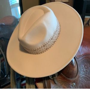 COPY - Western style fedora. Aztec Hat Band